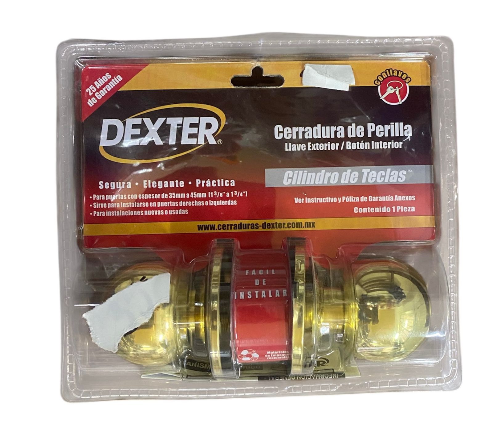 Cerradura De Perilla Dexter